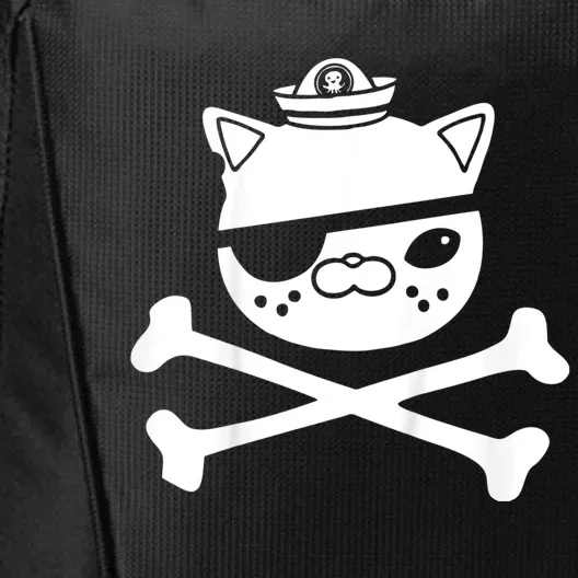 Kwazii Cute Funny Pirate Cat City Backpack