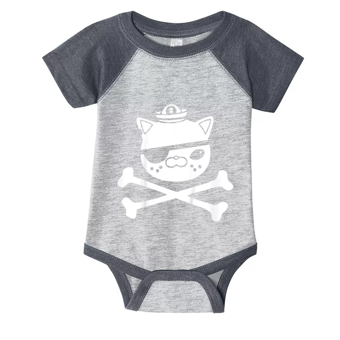 Kwazii Cute Funny Pirate Cat Infant Baby Jersey Bodysuit