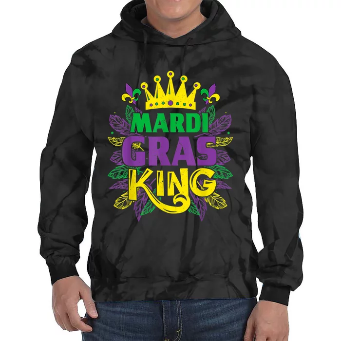 King Costumes Funny Mardi Gras Carnival Tie Dye Hoodie