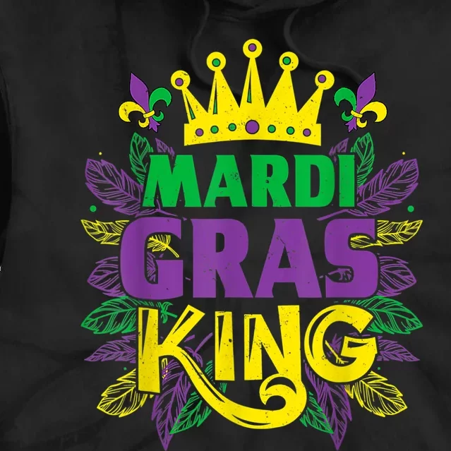 King Costumes Funny Mardi Gras Carnival Tie Dye Hoodie