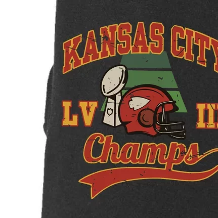 Kansas City Football Champions 2024 Doggie 3-End Fleece Hoodie