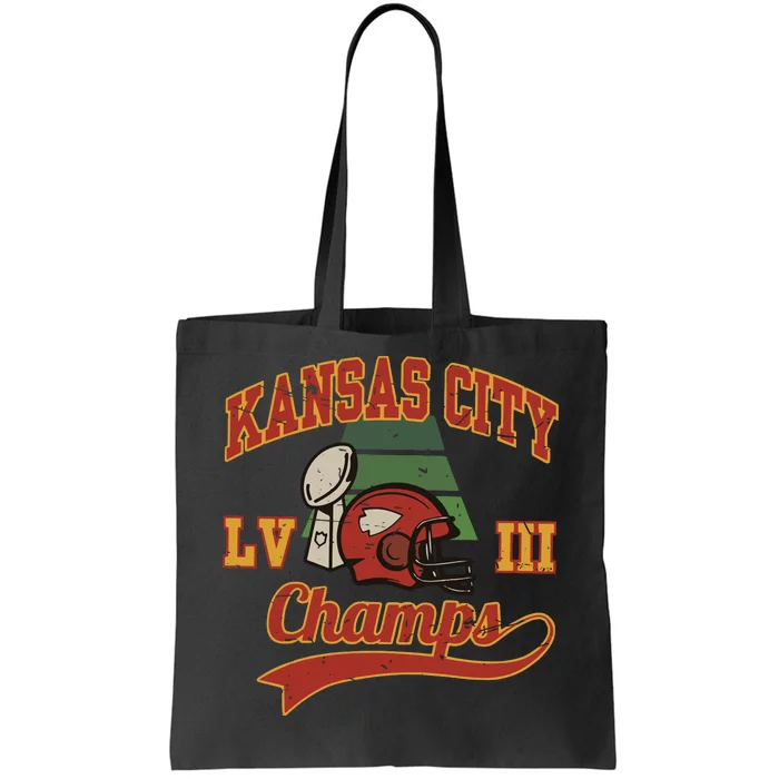 Kansas City Football Champions 2024 Tote Bag