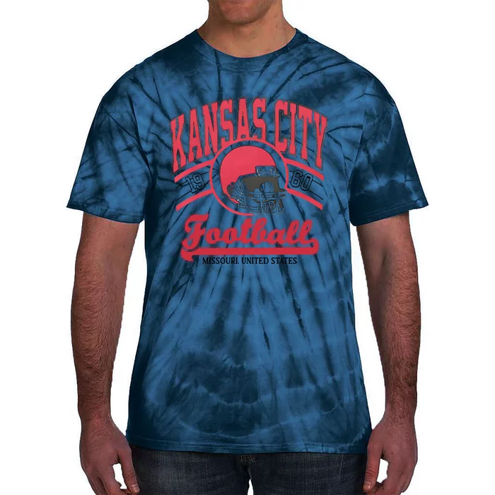 Kansas City Football Est 1960 Game Day Kansas City Football Team Tie-Dye T-Shirt