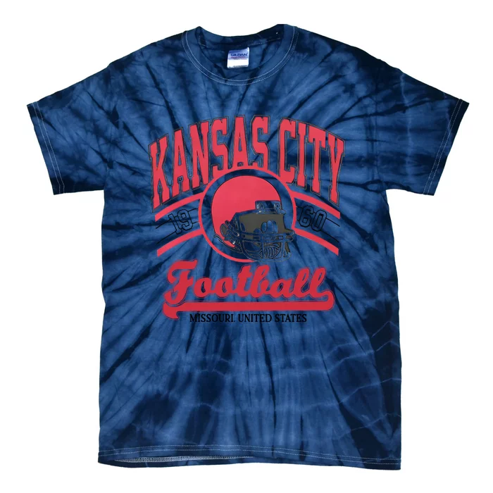 Kansas City Football Est 1960 Game Day Kansas City Football Team Tie-Dye T-Shirt