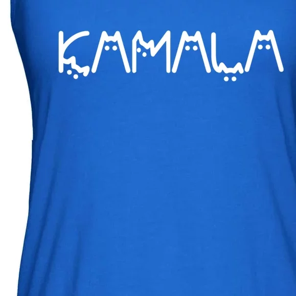 Kamala Cats Feminist Gift Ladies Essential Flowy Tank