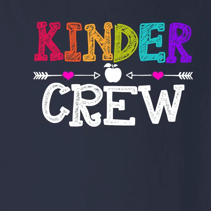 Kinder Crew Funny Kindergarten Teacher 1st Day Of School Toddler Long Sleeve Shirt