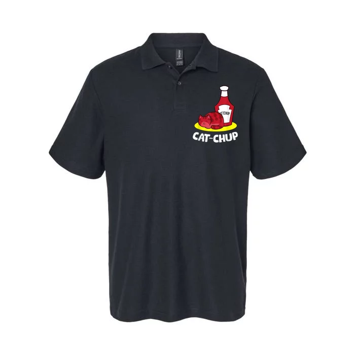 Ketchup CatChup Funny Ketchup Softstyle Adult Sport Polo