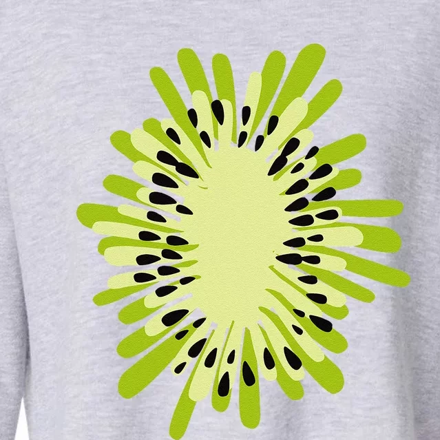 Kiwi Costume Fruit Halloween Costume Cropped Pullover Crew