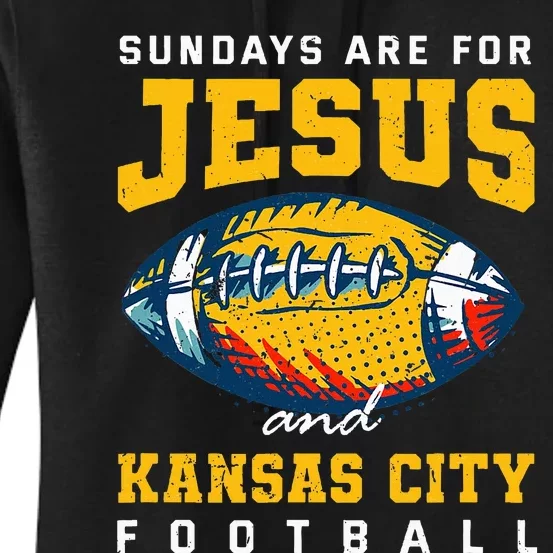 Kansas City Football Missouri Sundays A Game Day Women's Pullover Hoodie