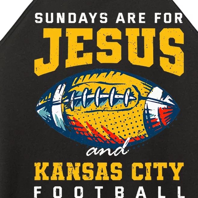 Kansas City Football Missouri Sundays A Game Day Women’s Perfect Tri Rocker Tank