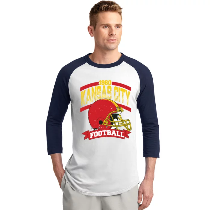 Kansas City Football Team Suppoter Baseball Sleeve Shirt