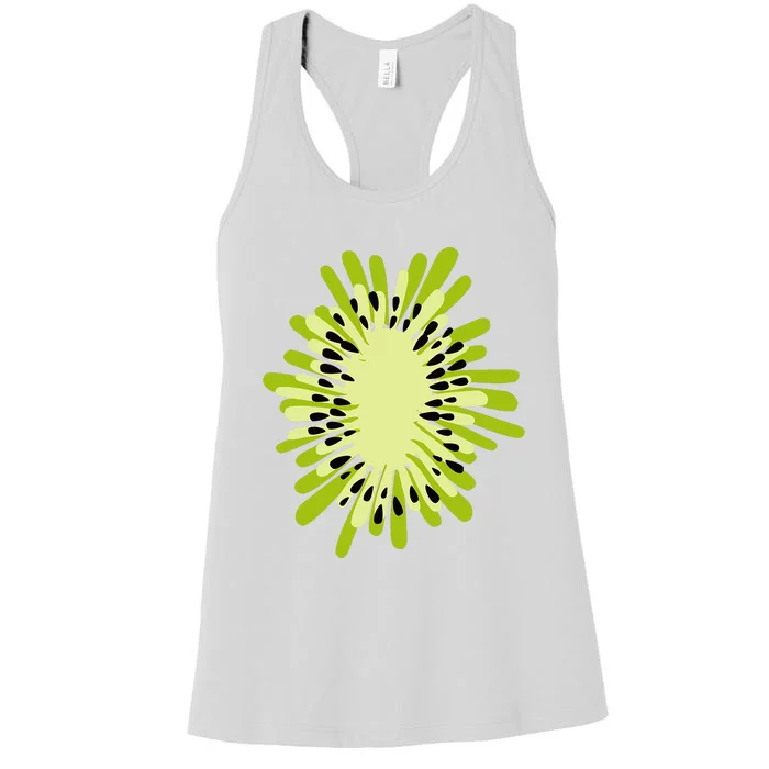 Kiwi Costume Fruit Halloween Costume Women's Racerback Tank