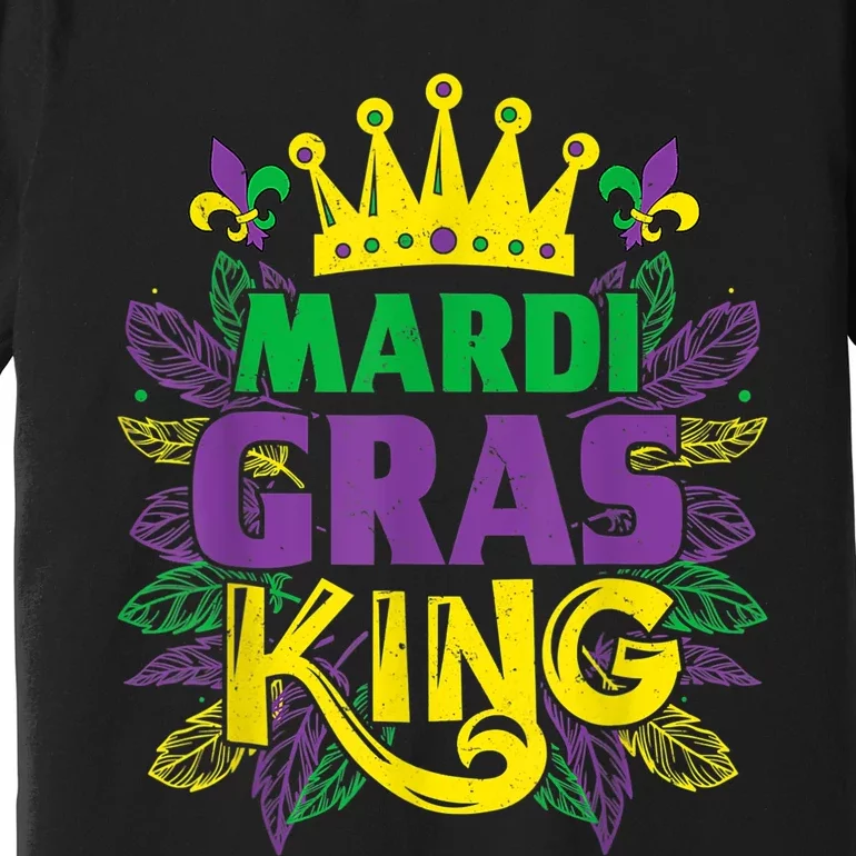 King Costumes Funny Mardi Gras Carnival Premium T-Shirt