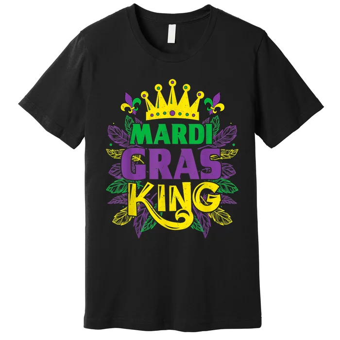 King Costumes Funny Mardi Gras Carnival Premium T-Shirt