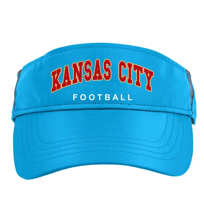 Kansas City Football Adult Drive Performance Visor