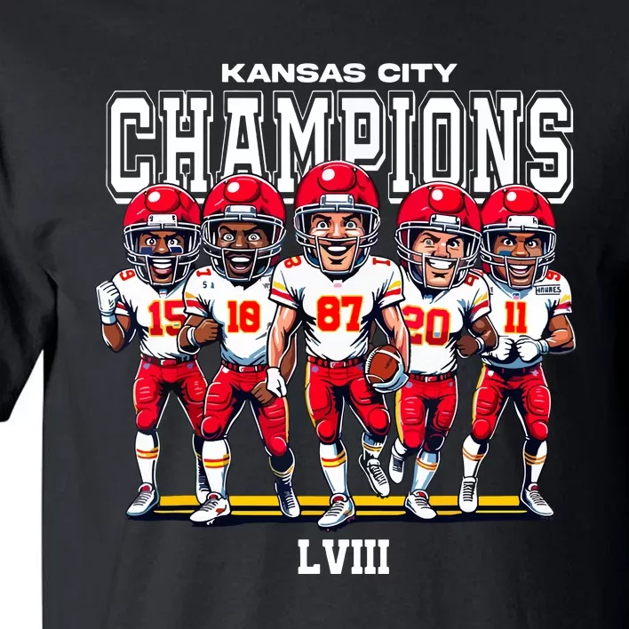 Kansas City Football Tall T-Shirt