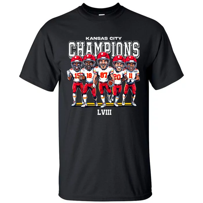 Kansas City Football Tall T-Shirt