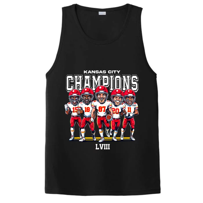 Kansas City Football Performance Tank