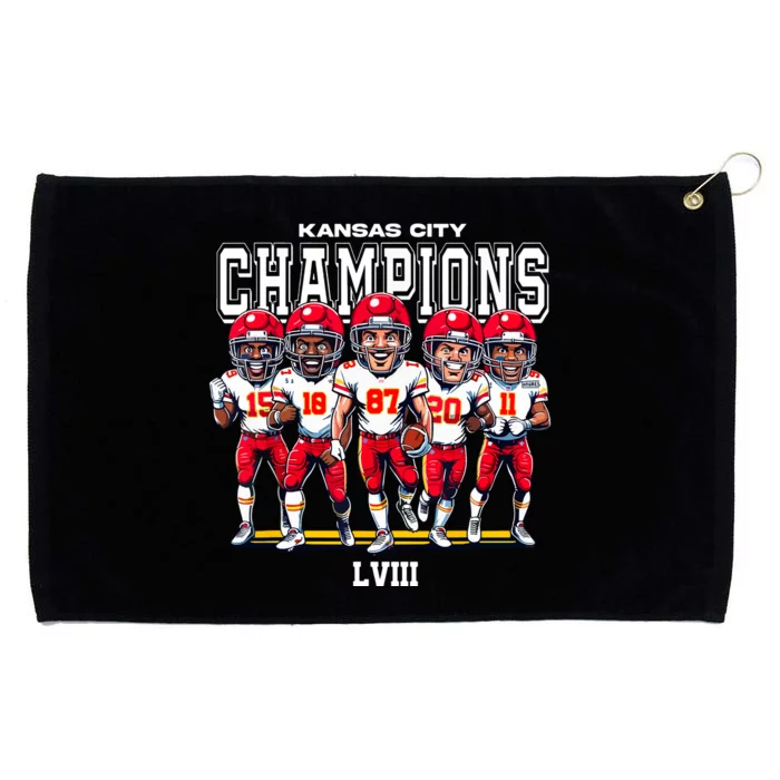 Kansas City Football Grommeted Golf Towel