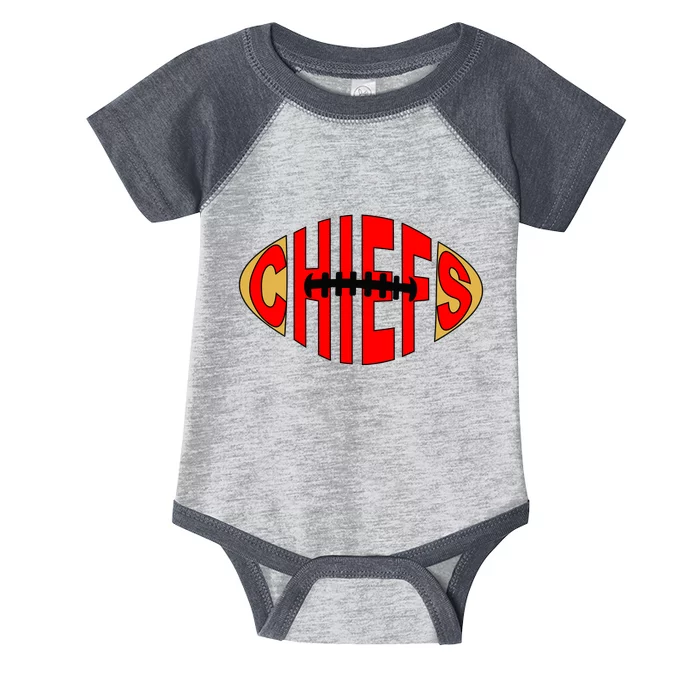 Kansas City Football Logo Fan KC Infant Baby Jersey Bodysuit