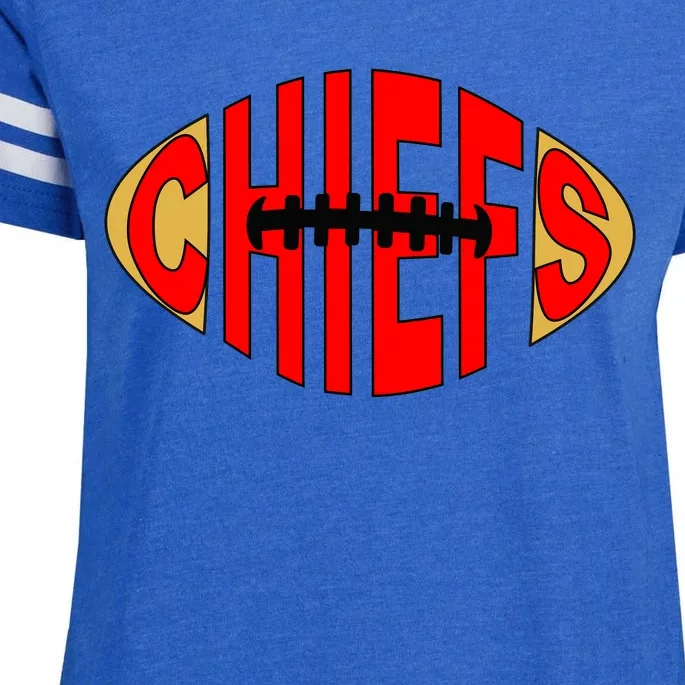 Kansas City Football Logo Fan KC Enza Ladies Jersey Football T-Shirt