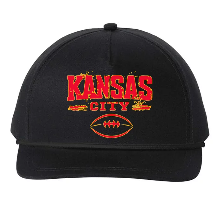 Kansas City Football Snapback Five-Panel Rope Hat