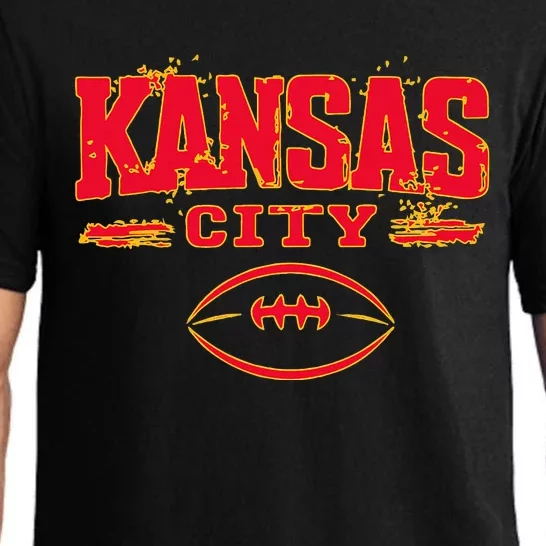 Kansas City Football Pajama Set