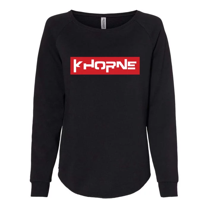 Khorne Chaos God Domination Womens California Wash Sweatshirt