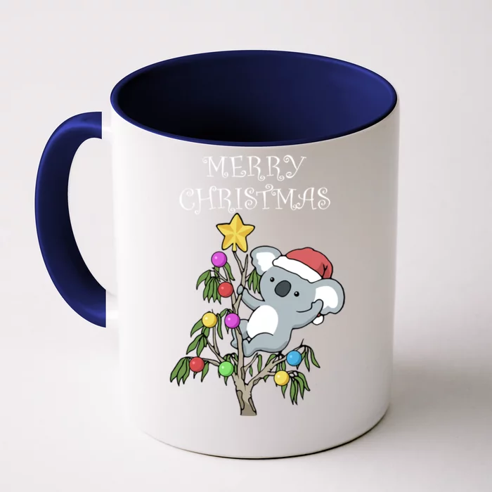 Koala Christmas Gift Front & Back Coffee Mug