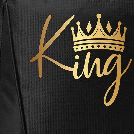 King Crown Gold funny birthday City Backpack