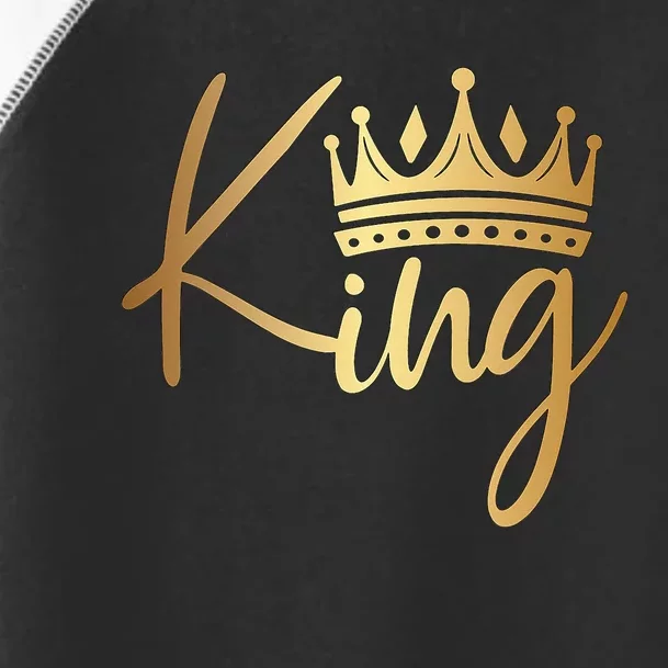 King Crown Gold funny birthday Toddler Fine Jersey T-Shirt