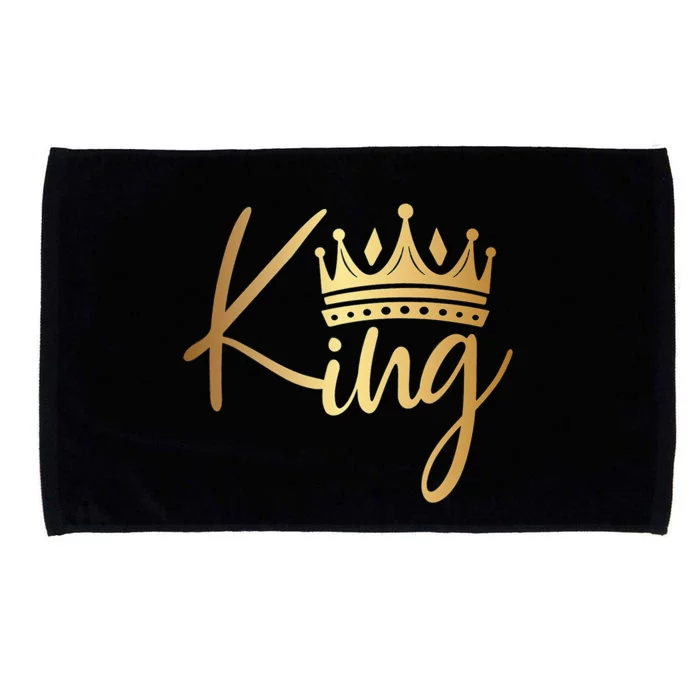 King Crown Gold funny birthday Microfiber Hand Towel