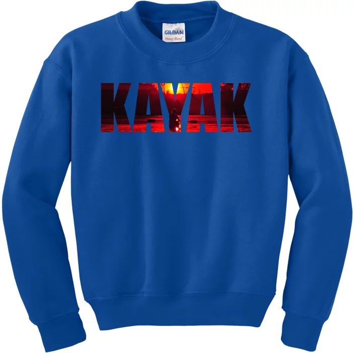 Kayak Cute Gift Kids Sweatshirt