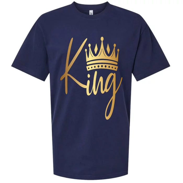 King Crown Gold Sueded Cloud Jersey T-Shirt