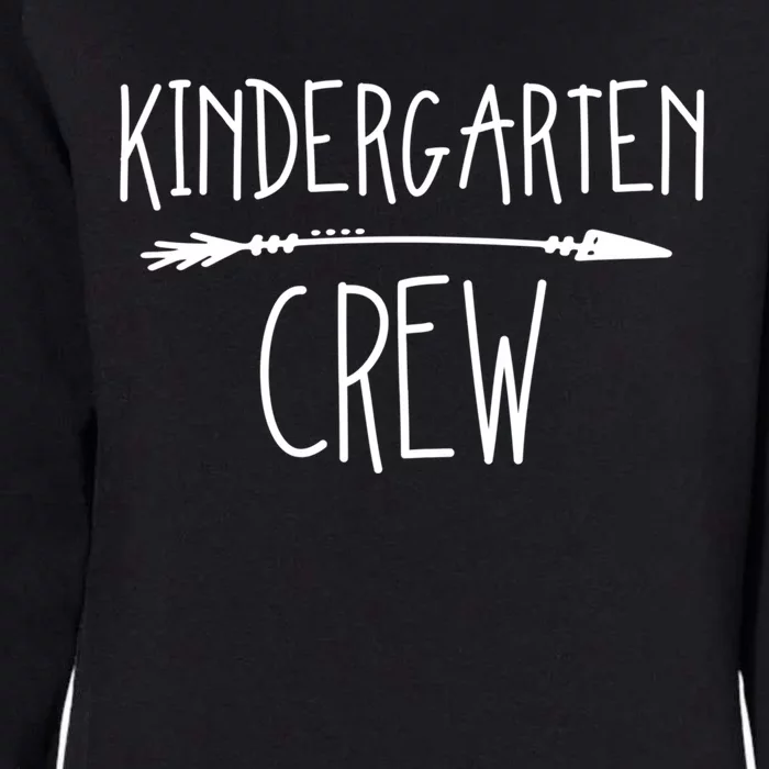 Kindergarten Crew Gift Womens California Wash Sweatshirt