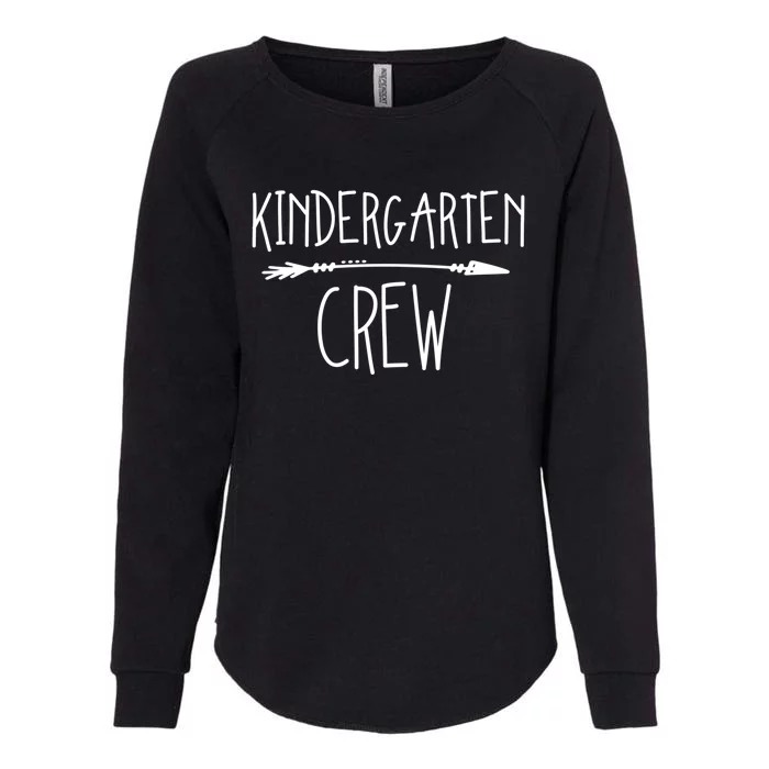 Kindergarten Crew Gift Womens California Wash Sweatshirt