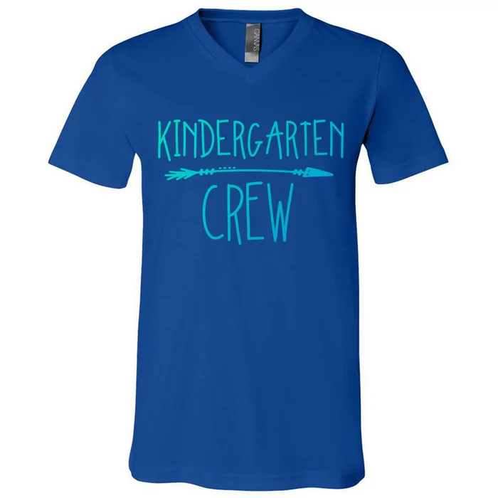 Kindergarten Crew Gift V-Neck T-Shirt