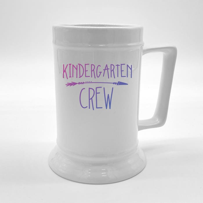 Kindergarten Crew Gift Front & Back Beer Stein