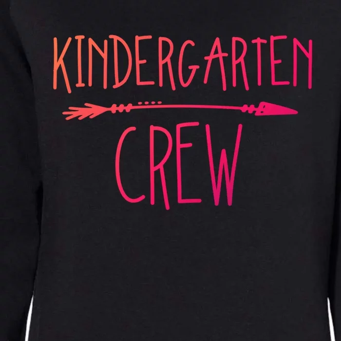 Kindergarten Crew Gift Womens California Wash Sweatshirt