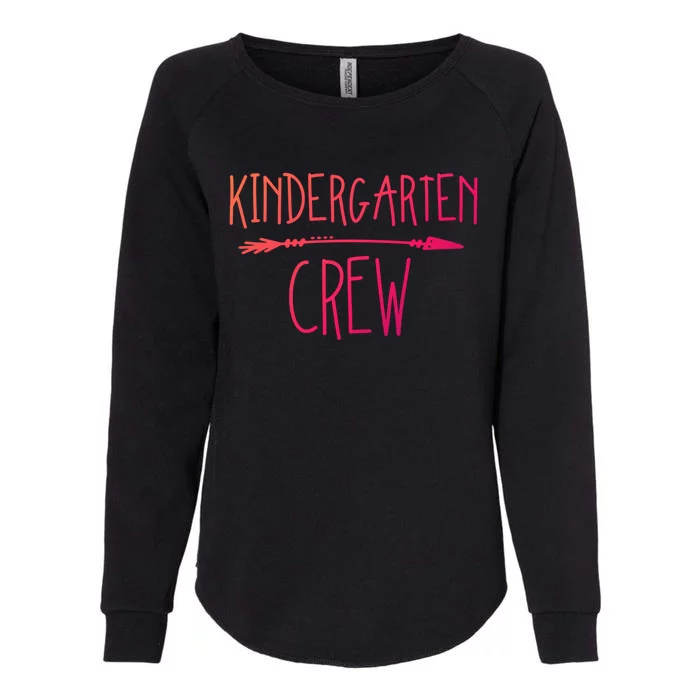 Kindergarten Crew Gift Womens California Wash Sweatshirt