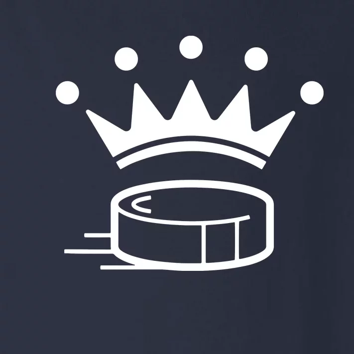 King Crown Hockey Puck Funny For Player Coach Fan Toddler Long Sleeve Shirt