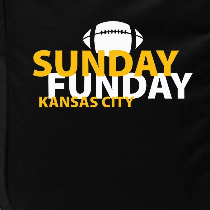 Kansas City Heart Pride Love Gift KC Sunday Funday Impact Tech Backpack