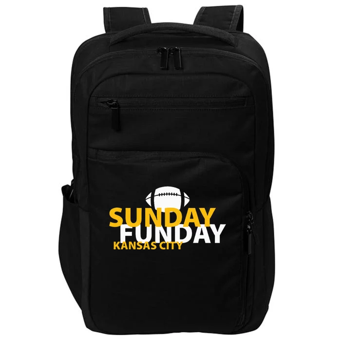 Kansas City Heart Pride Love Gift KC Sunday Funday Impact Tech Backpack