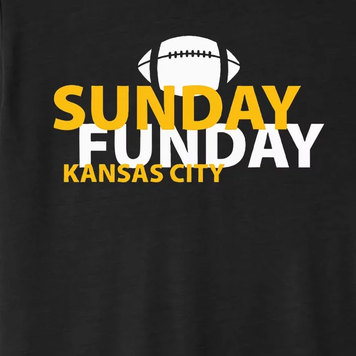 Kansas City Heart Pride Love Gift KC Sunday Funday ChromaSoft Performance T-Shirt