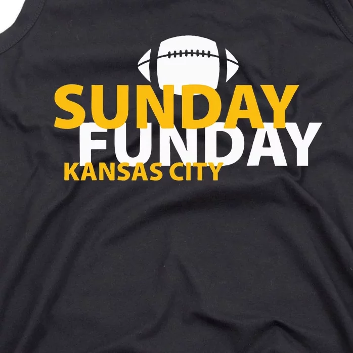 Kansas City Heart Pride Love Gift KC Sunday Funday Tank Top