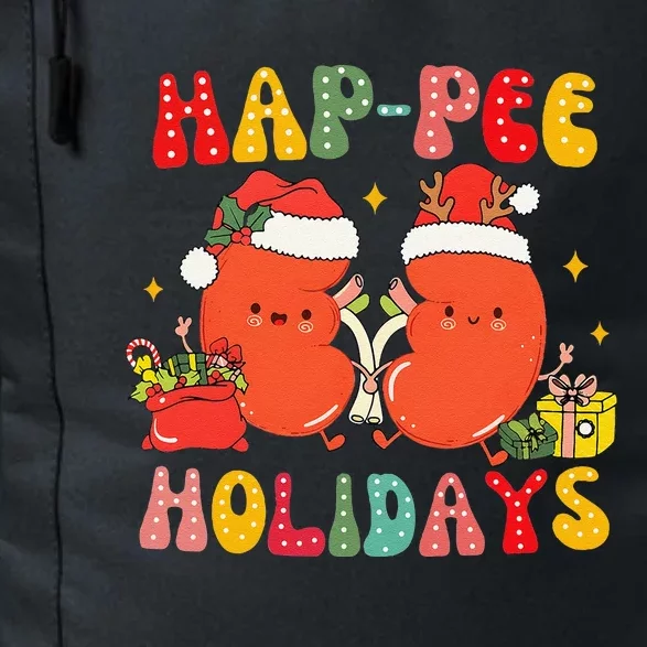 Kidney Christmas Happee Holidays Xmas Nurse Daily Commute Backpack