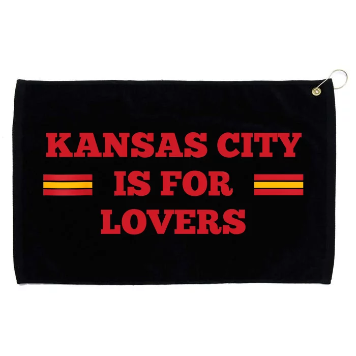 Kansas City Is For Lovers Football Fan Travis Taylor 87 Grommeted Golf Towel