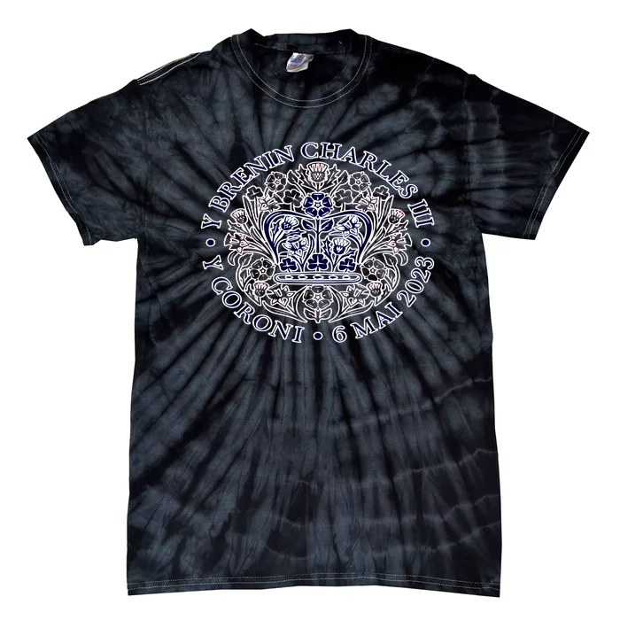 King Charles III Coronation Souvenir Tie-Dye T-Shirt