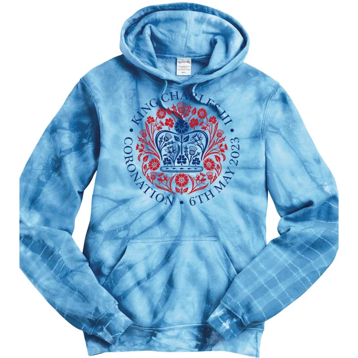 King Charles III Coronation 2023 Tie Dye Hoodie