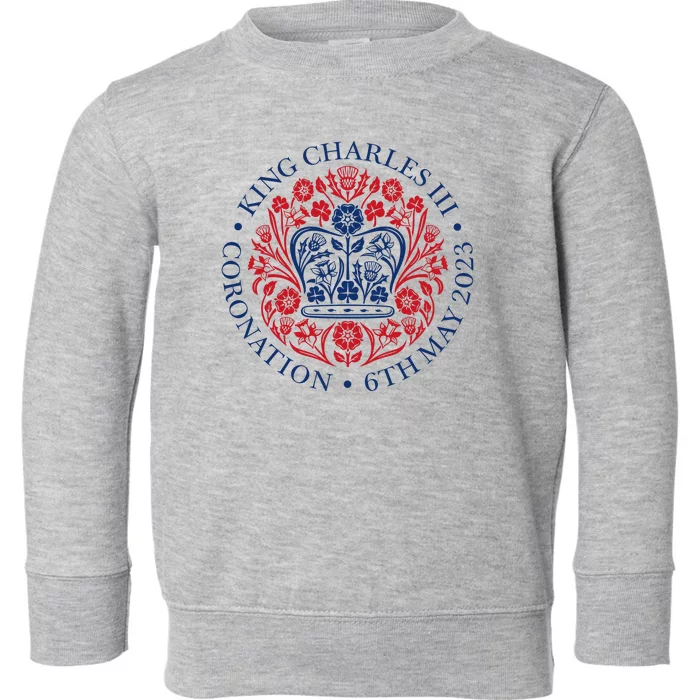 King Charles III Coronation 2023 Toddler Sweatshirt